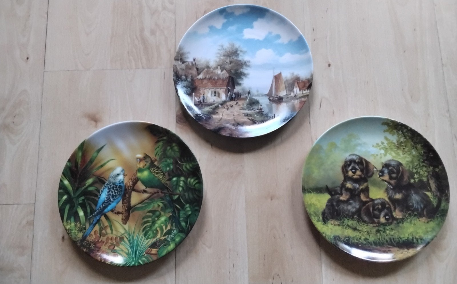 Decoratieve wandborden met diverse motieven, Ophalen