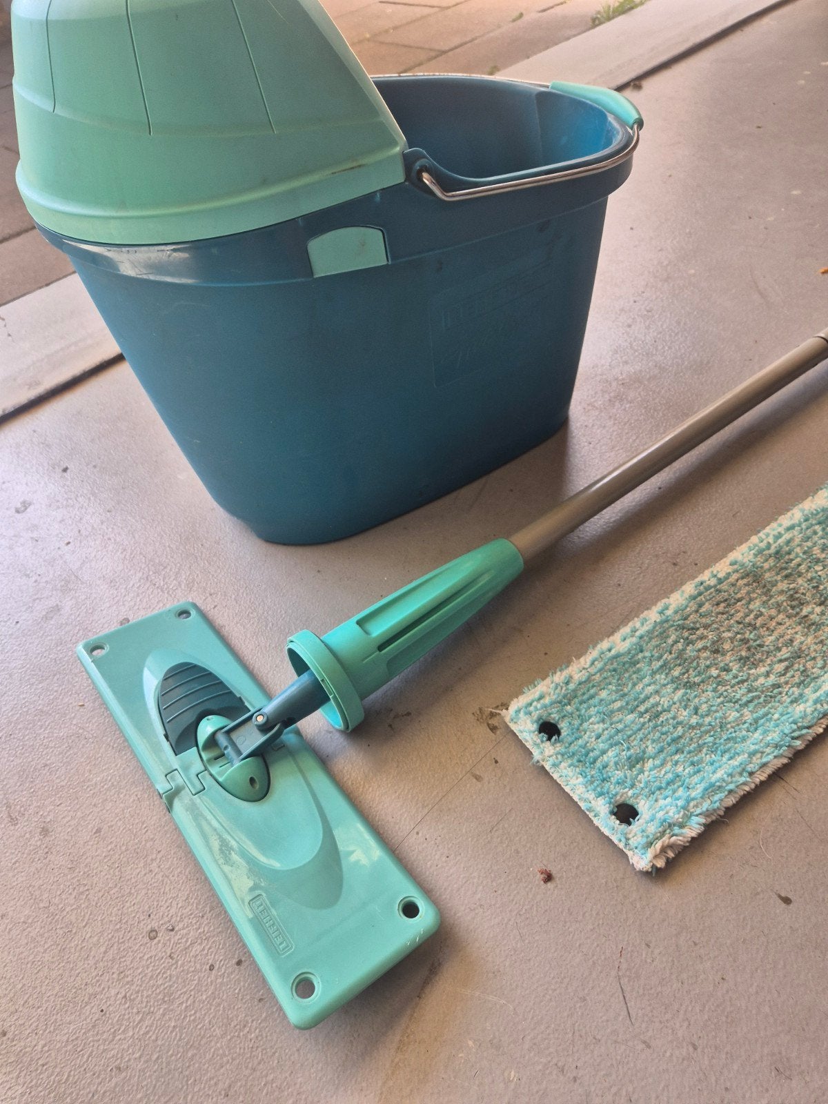 leifheit twist system dweil, Ophalen