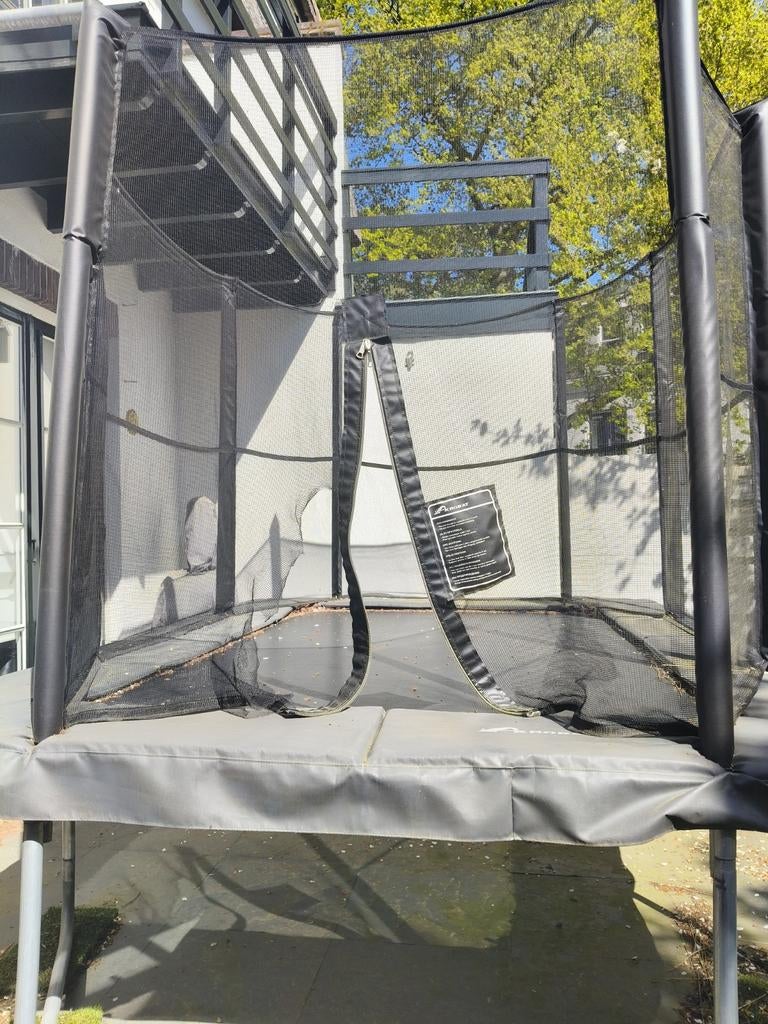 Akrobat Trampoline 200x275x250 cm met veiligheidsnet, Ophalen of Verzenden, Gebruikt