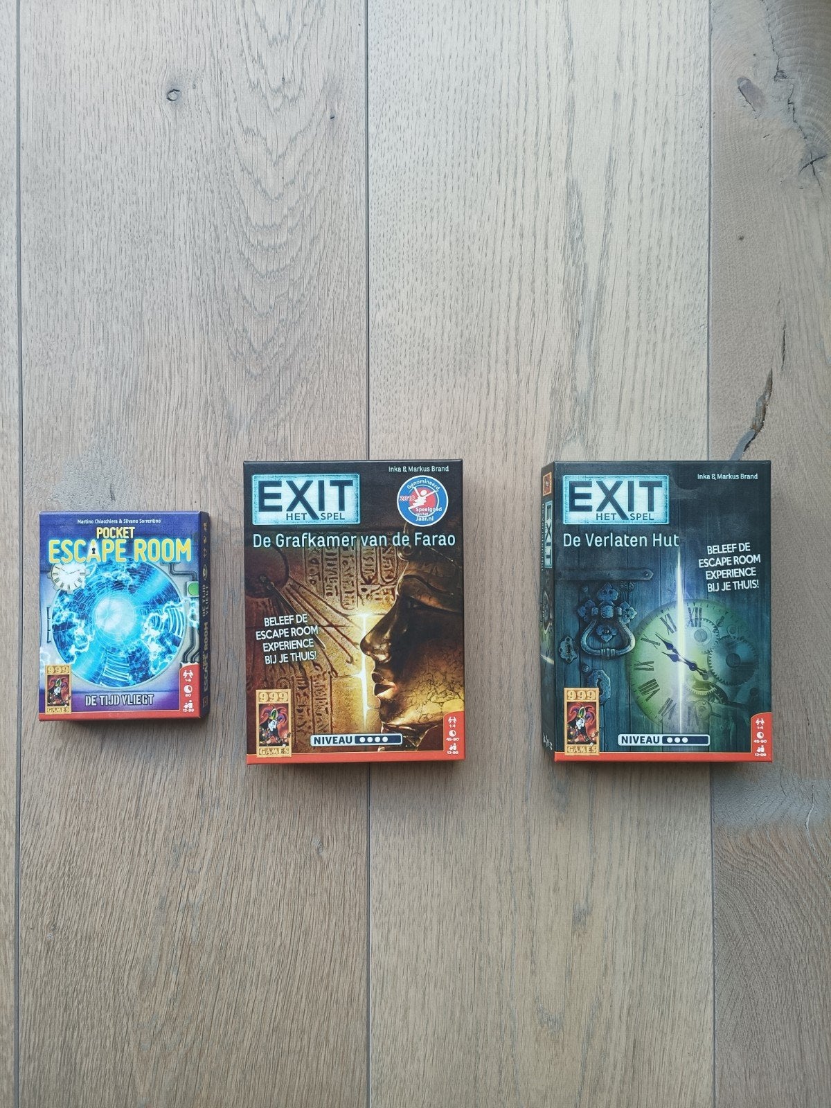 EXIT Het Spel & Pocket Escape Room: 3 Spellen Bundel, Een of twee spelers, Verzenden, Nieuw, 999 Games