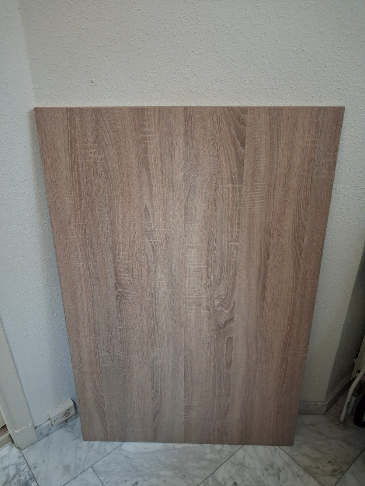 Bureaublad houtlook met nerf 120x80x2,5, Ophalen, Zo goed als nieuw, 80 cm, 120 cm