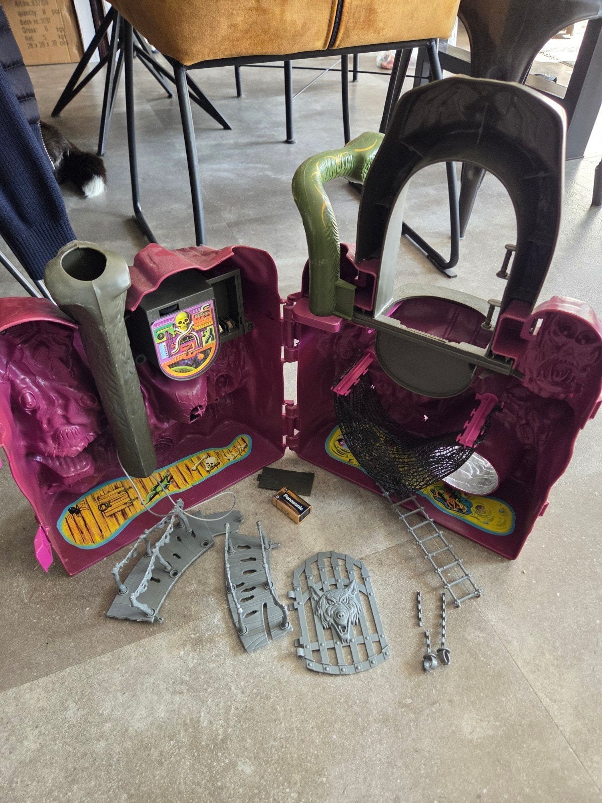 He-Man Masters of the Universe Snake Mountain Kasteel, Kinderen en Baby's, Speelgoed | Actiefiguren, Ophalen of Verzenden, Gebruikt