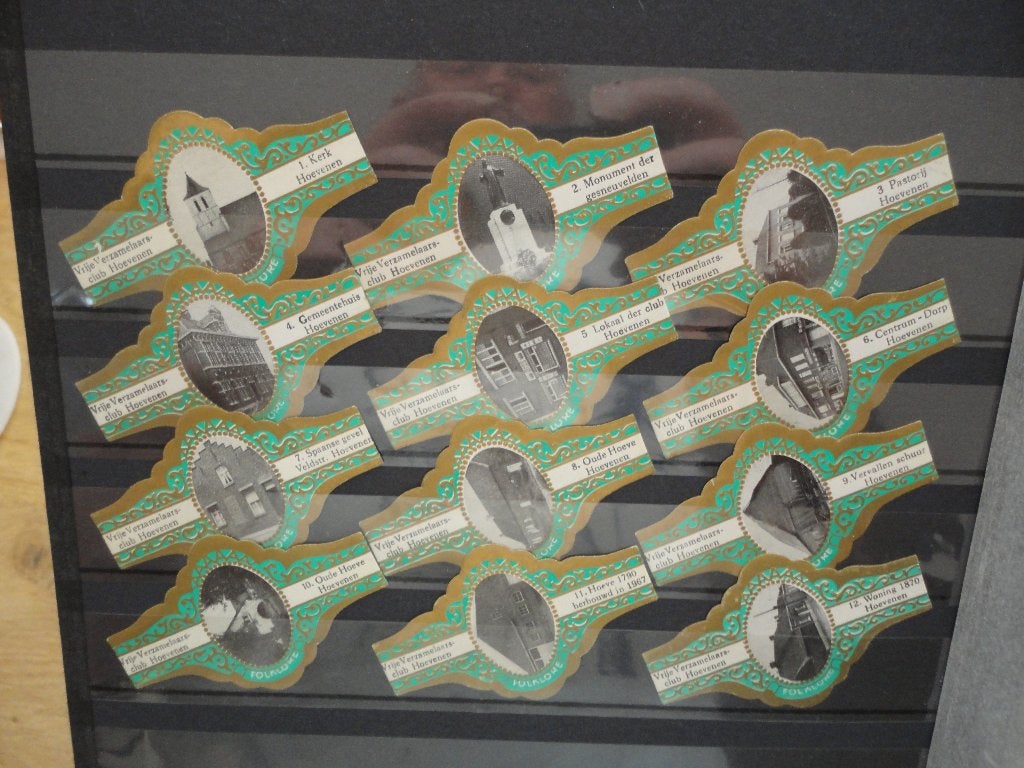 sigarenbandjes 78= 12st hoevene, Ophalen of Verzenden, Gebruikt, Sigarenbandjes