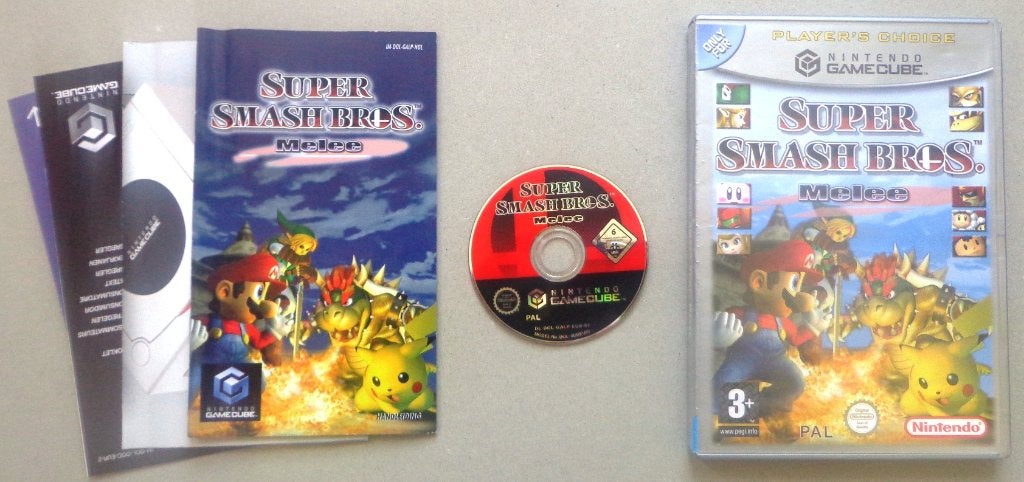 Super Smash Bros Melee voor de Nintendo GameCube Compleet, Spelcomputers en Games, Games | Nintendo GameCube, Vechten, 1 speler