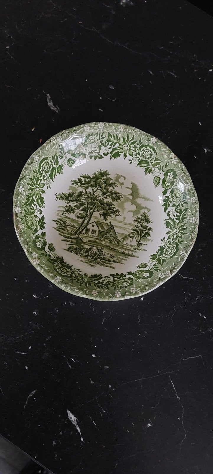 Brocante  Engels schaaltje., Ophalen of Verzenden, Zo goed als nieuw, Porselein, Bord of Schaal