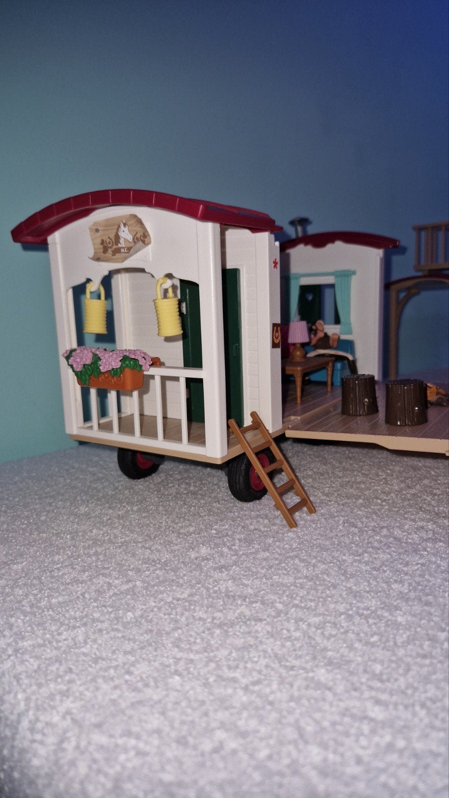 schleich woonwagen, Ophalen of Verzenden, Gebruikt