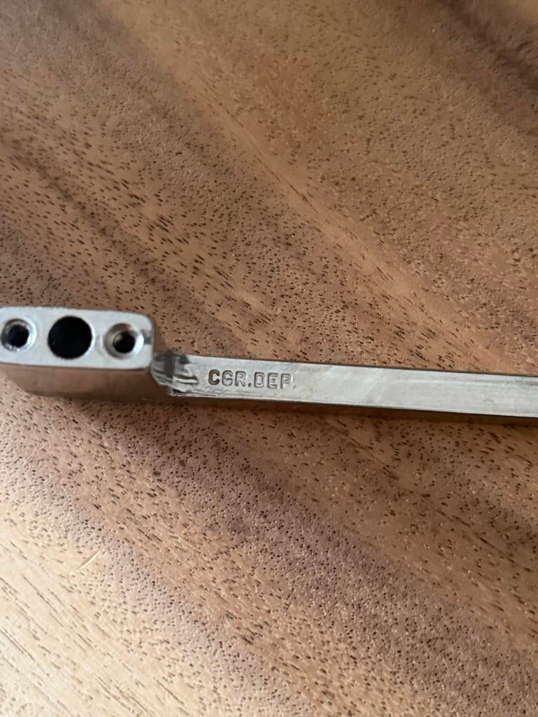 6x Bruynzeel RVS handgrepen 160/128mm, Verzenden, Zo goed als nieuw