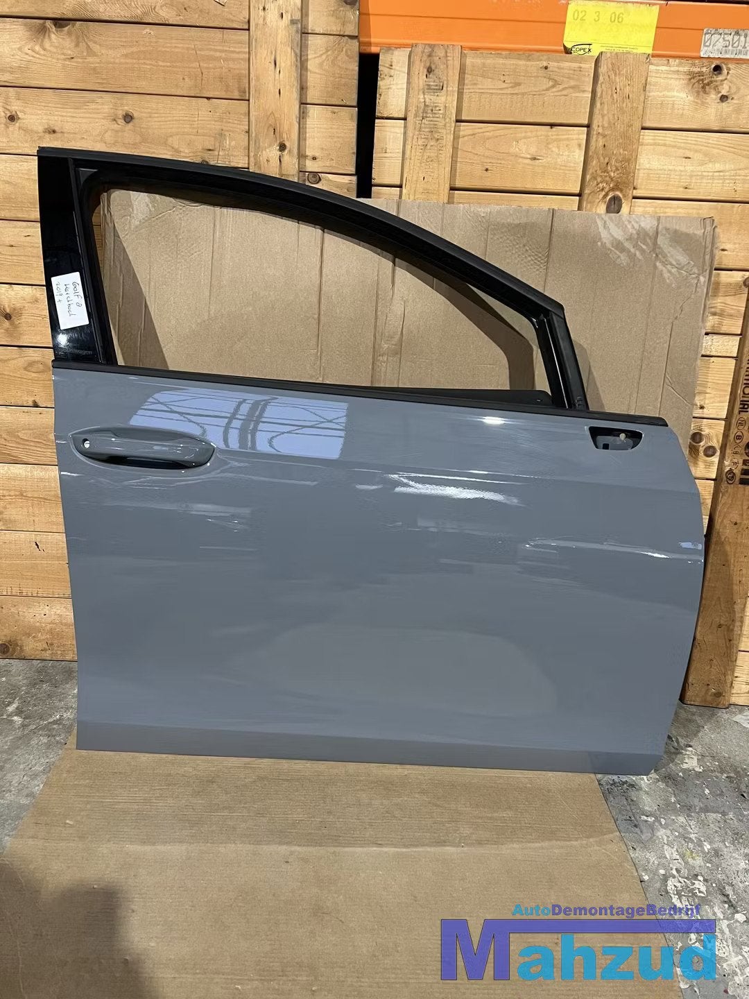 VW GOLF 8 nardo grey grijs rechts voor deur portier 2019+, Gebruikt, Volkswagen AG, Volkswagen, Deur