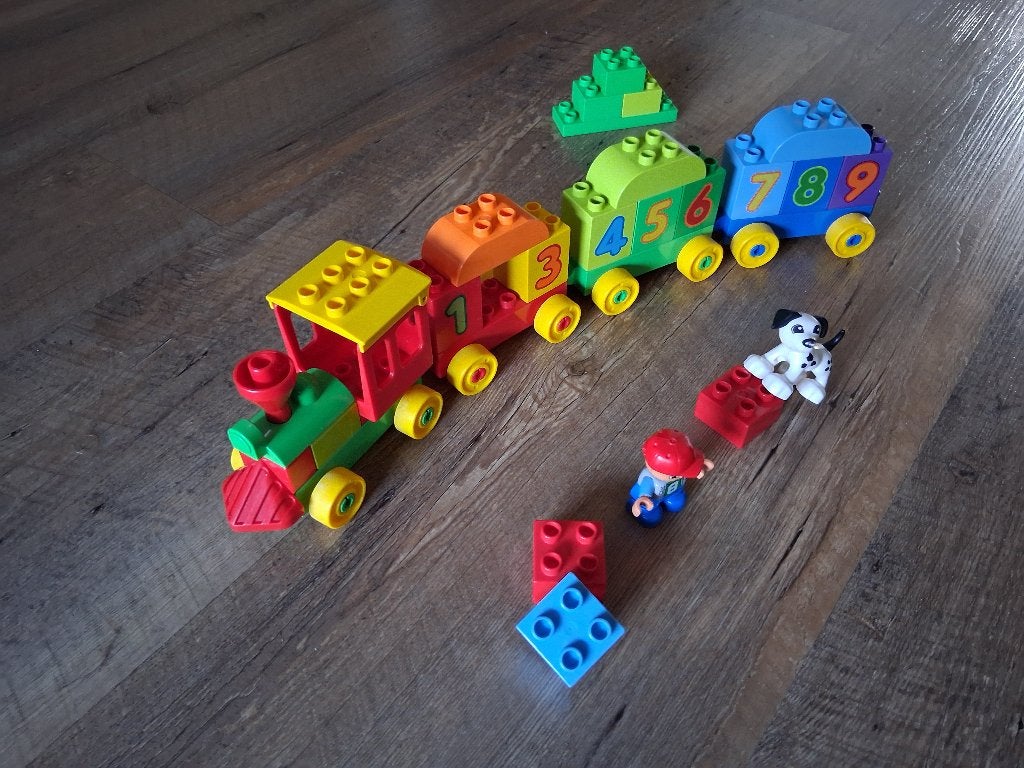 Duplo 10558 Getallentrein, Gebruikt, Overige thema's, Overige typen, Ophalen of Verzenden