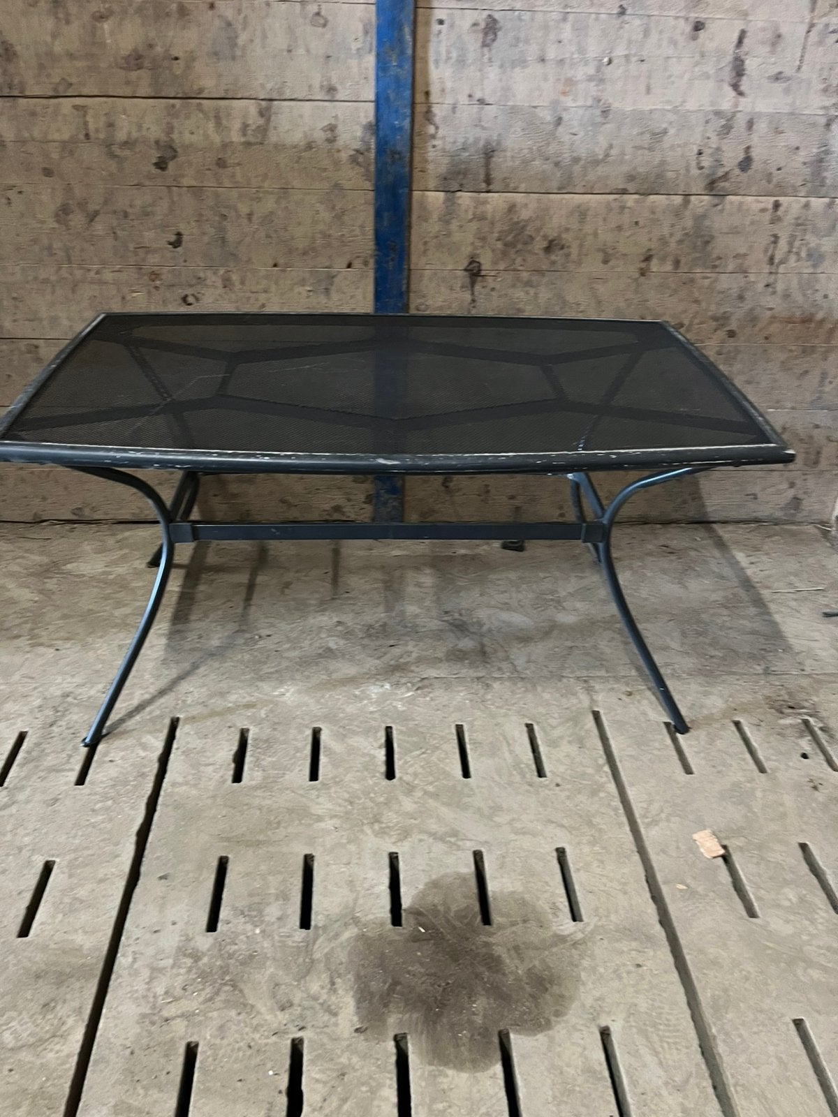 2x aluminium tafel, Tuin en Terras, Ophalen, Zo goed als nieuw, Rechthoekig, Aluminium