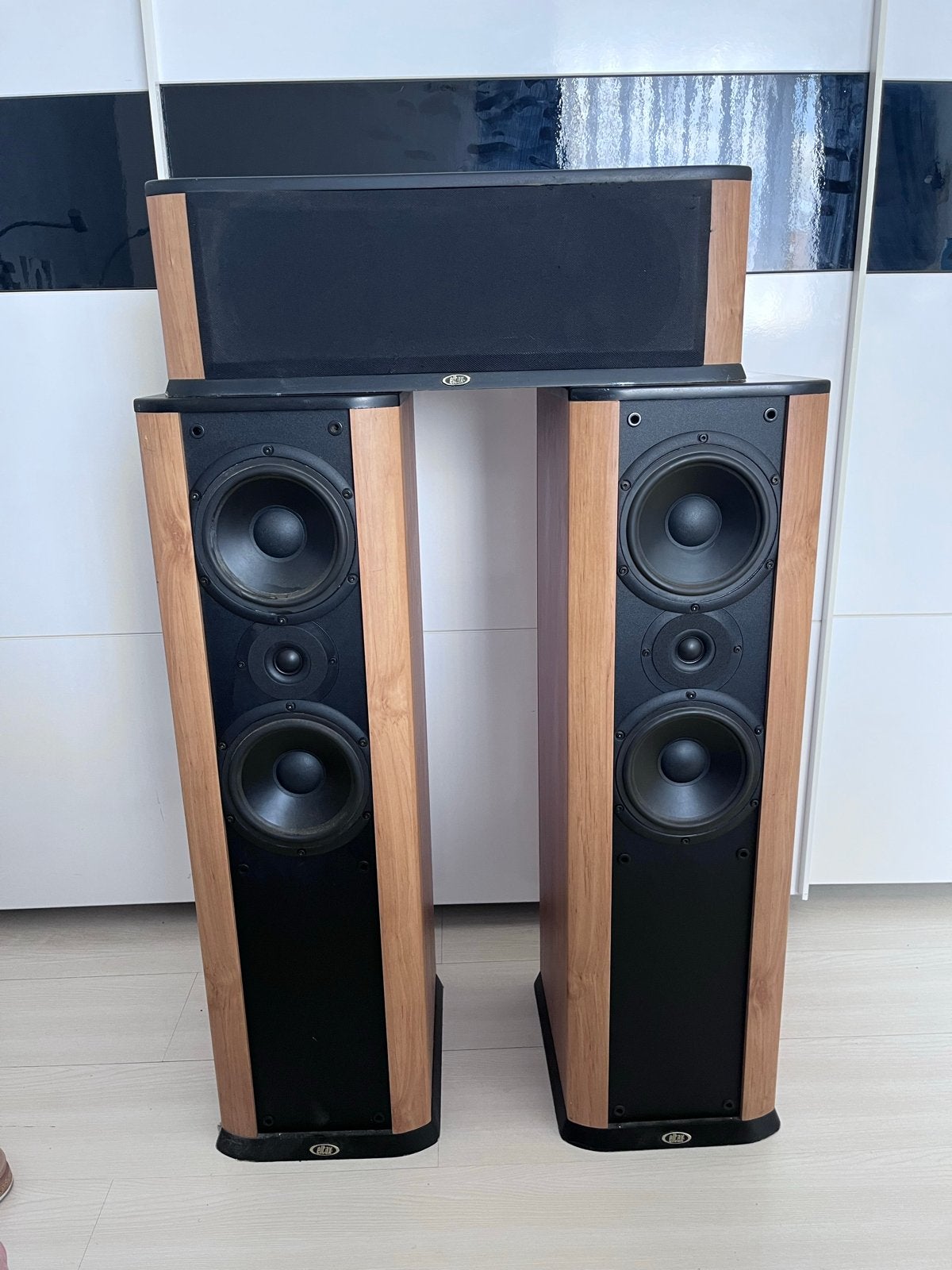 Eltax LR-8.5 Vloerstaande Luidsprekers & LR-Center Speaker, Vloerstaande luidspreker, Gebruikt, Geschikt voor surround/home cinema