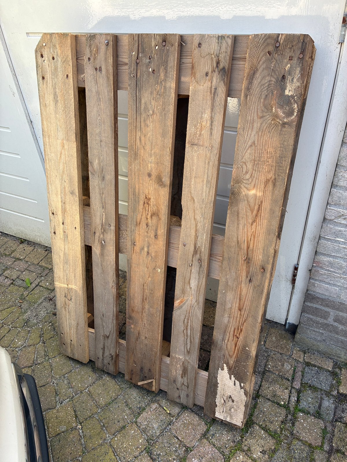 Gebruikte pallet 80x120  gratis af te halen, Doe-het-zelf en Verbouw, Hout en Planken, Ophalen, Gebruikt, 50 mm of meer, Pallet