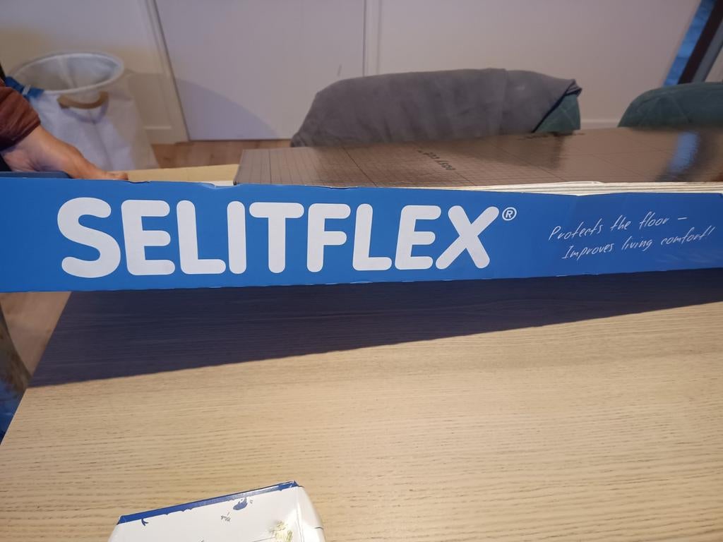 Seliflex ondervloer, bijna volle verpakking, Doe-het-zelf en Verbouw, Vloerdelen en Plavuizen, 50 tot 150 cm, Overige typen, Ophalen of Verzenden