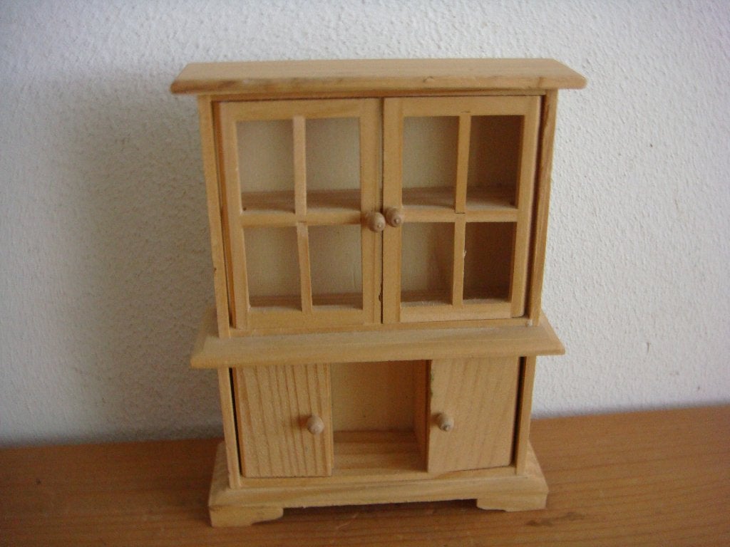 Houten kabinet voor een poppenhuis, Ophalen of Verzenden, Zo goed als nieuw, Decoratie