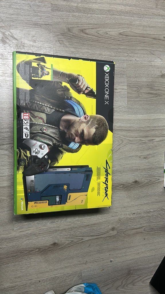 Xbox One X Cyberpunk 2077, Ophalen of Verzenden, Zo goed als nieuw, 1 TB, Met 1 controller