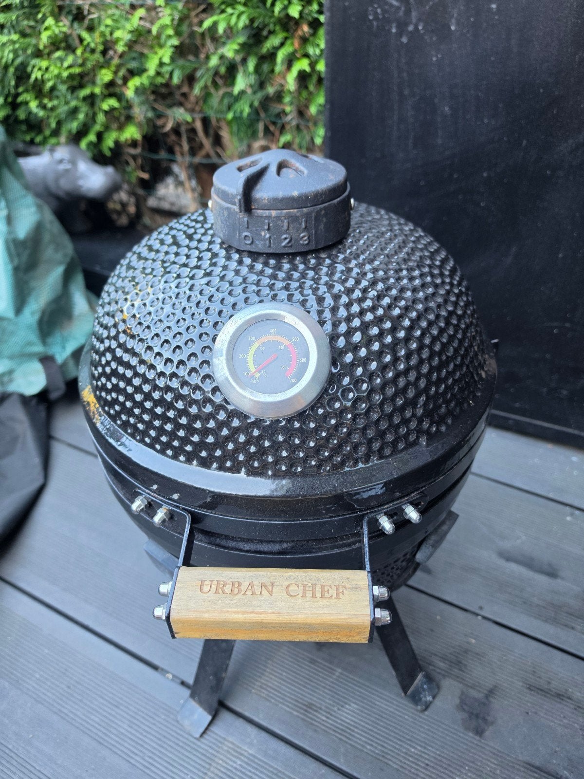 Urban chef kamado small, Ophalen, Zo goed als nieuw, Urban Chef, Met accessoires