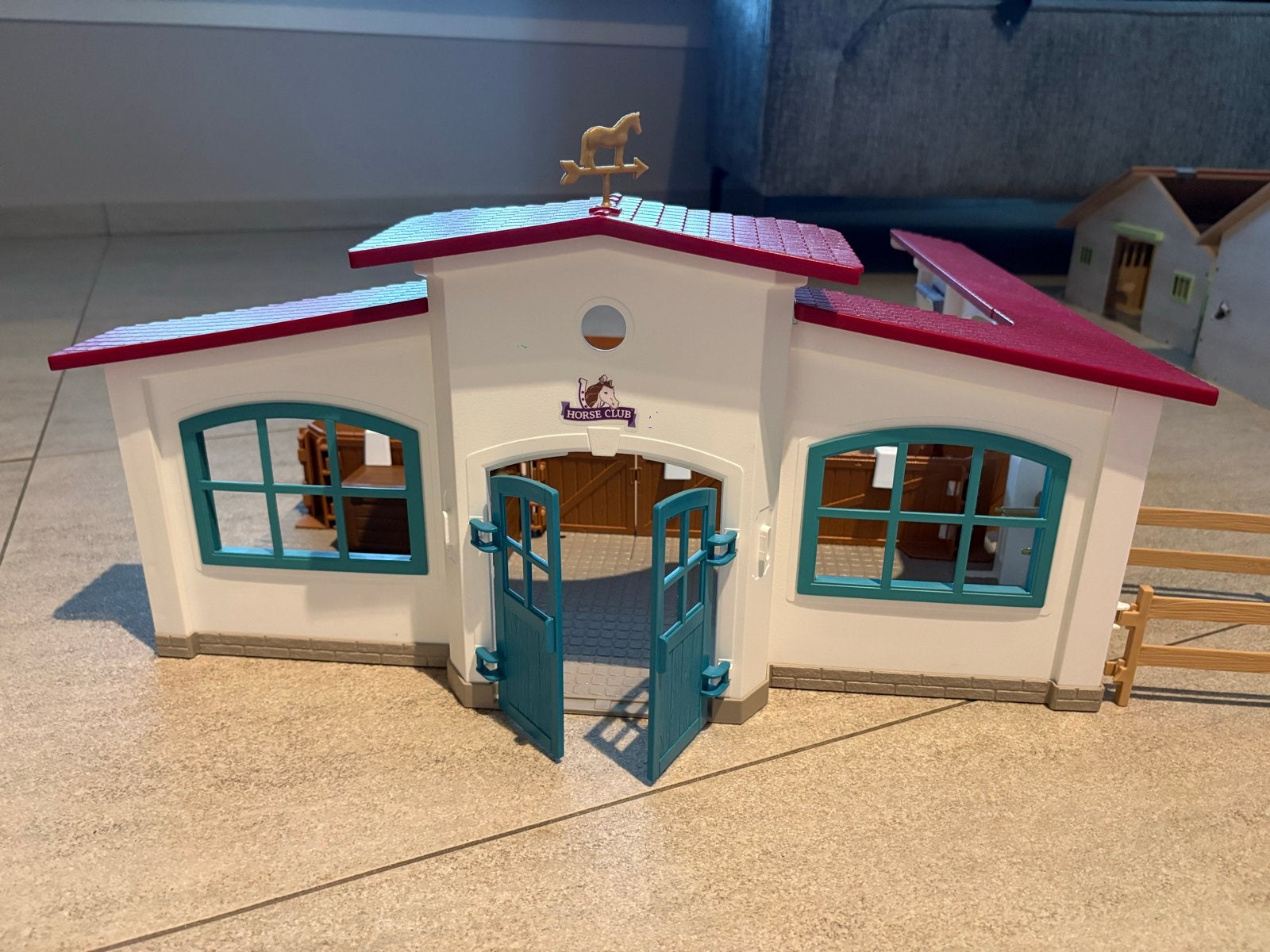 Schleich Rijbak - Paardenclub Speelset, Ophalen of Verzenden, Zo goed als nieuw, Meisje