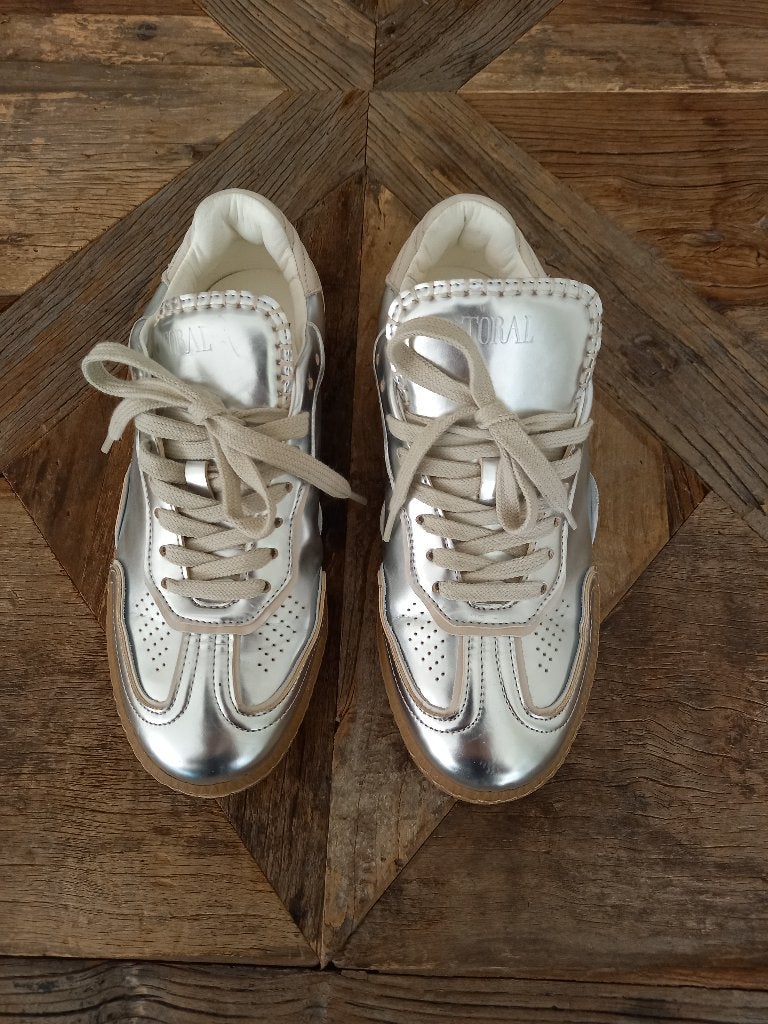 Toral sneakers zilver, Ophalen of Verzenden, Nieuw, Overige kleuren, Sneakers of Gympen