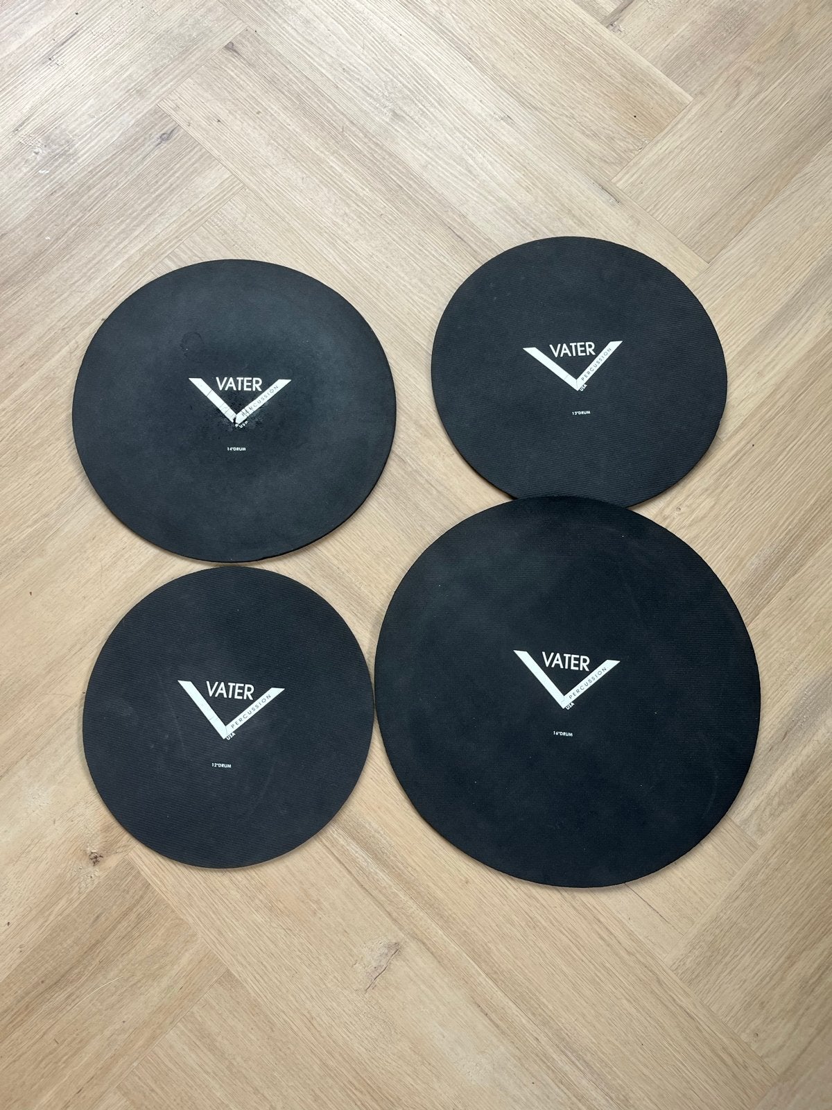 Vater Percussion oefenpads (4 stuks), Ophalen, Gebruikt, Overige merken