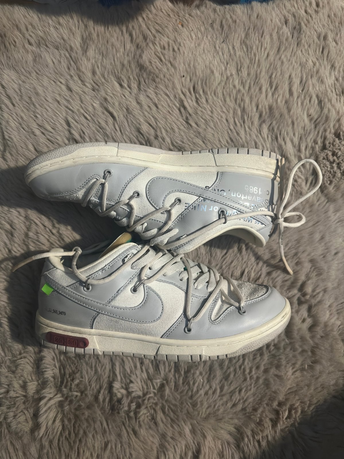 Nike dunk off white lot 25, Kleding | Heren, Schoenen, Overige kleuren, Sportschoenen, Ophalen of Verzenden, Zo goed als nieuw
