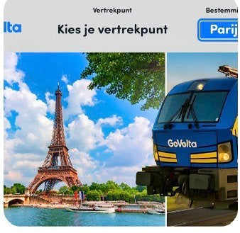 Treinticket retour naar parijs, Ophalen of Verzenden