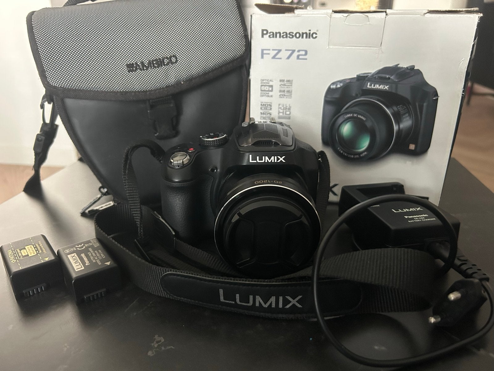Panasonic Lumix FZ72 Bridgecamera met 60x optische zoom, Panasonic, Beeldstabilisatie, Ophalen of Verzenden, Zo goed als nieuw