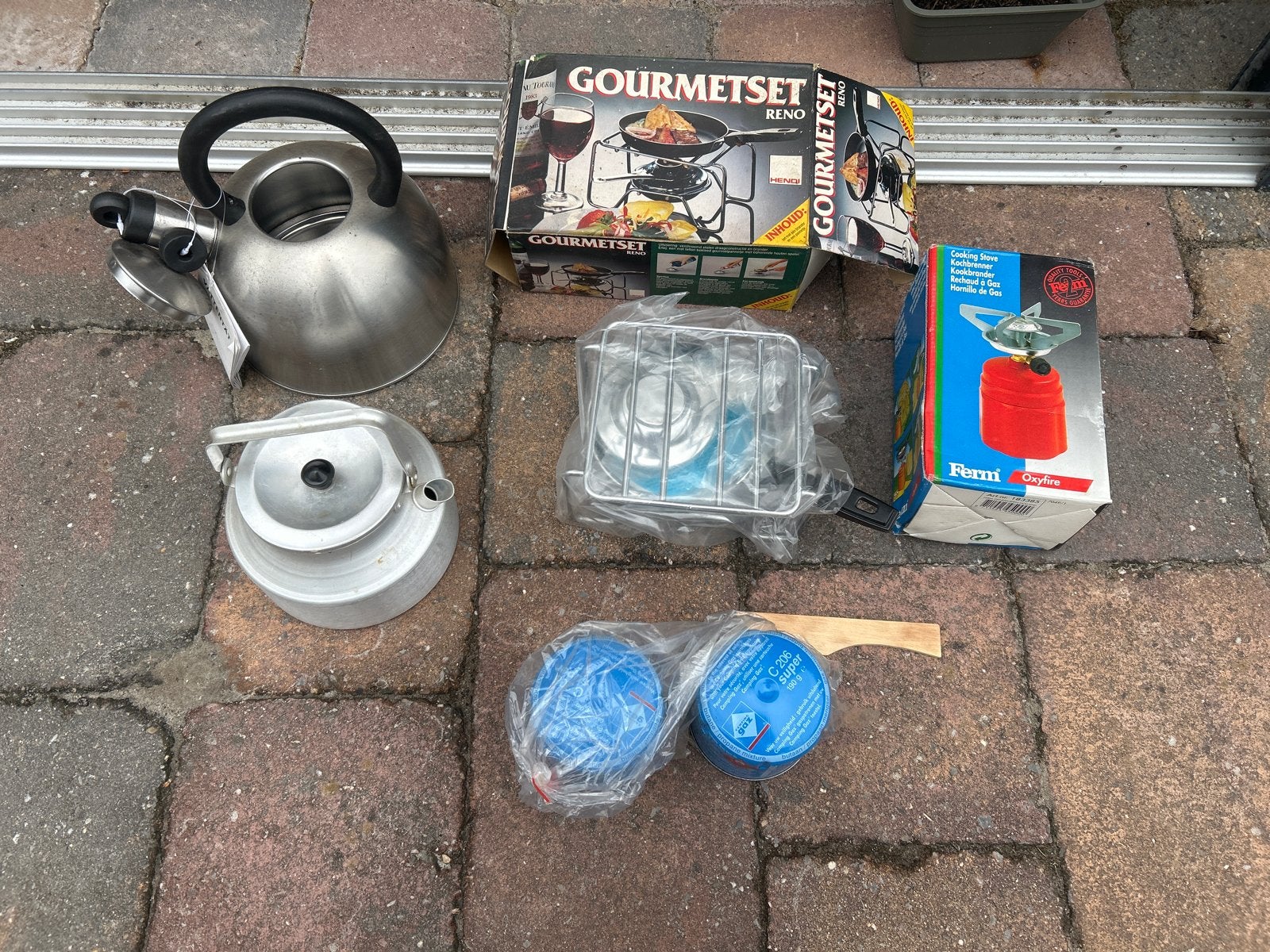 Kampeer Kookset: Gourmetset, Kooktoestel & Waterkokers, Ophalen of Verzenden, Nieuw