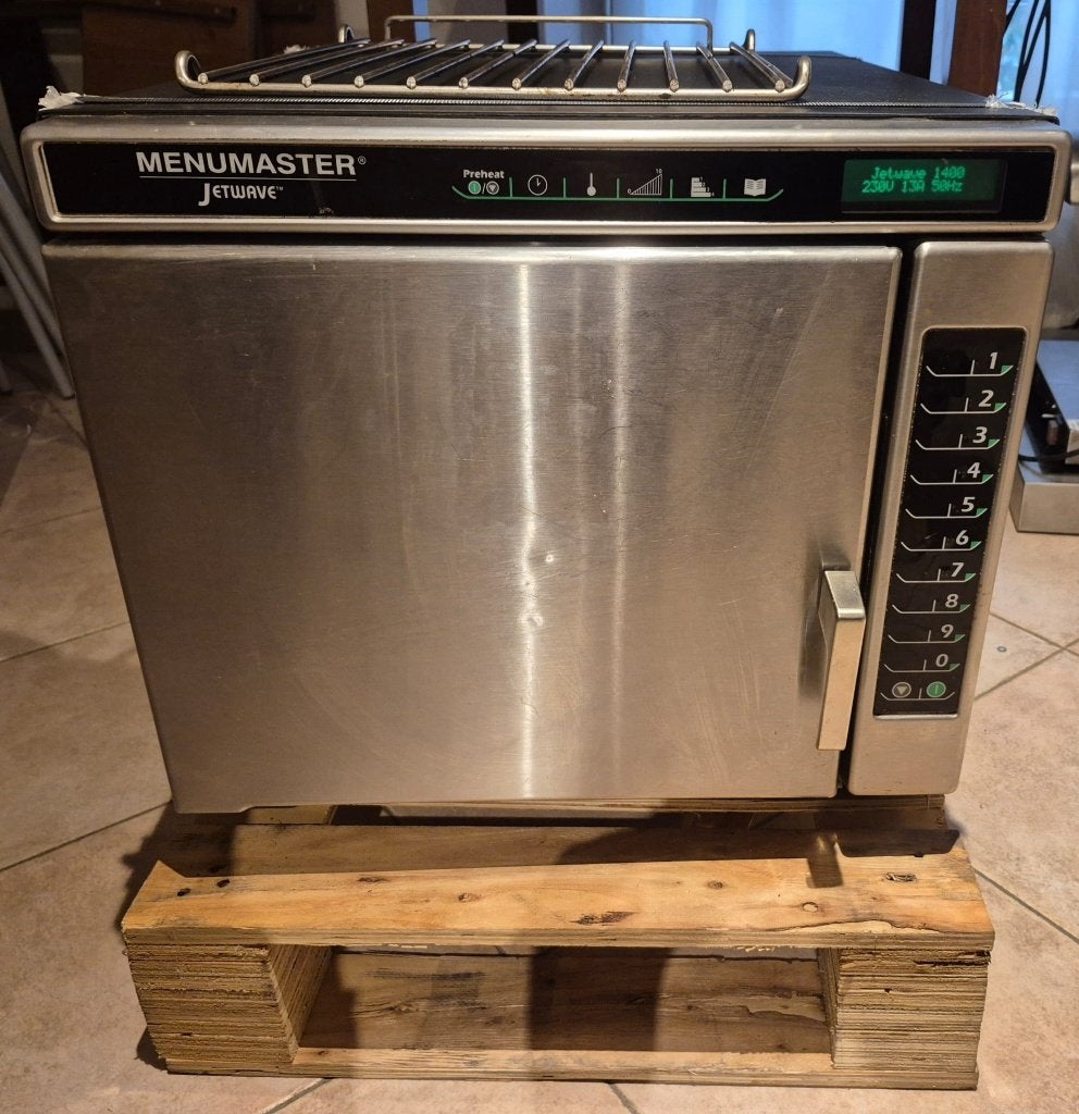 Menumaster Jetwave combimagnetron met hetelucht, Ophalen of Verzenden, Gebruikt, Ovens, Magnetrons en Steamers