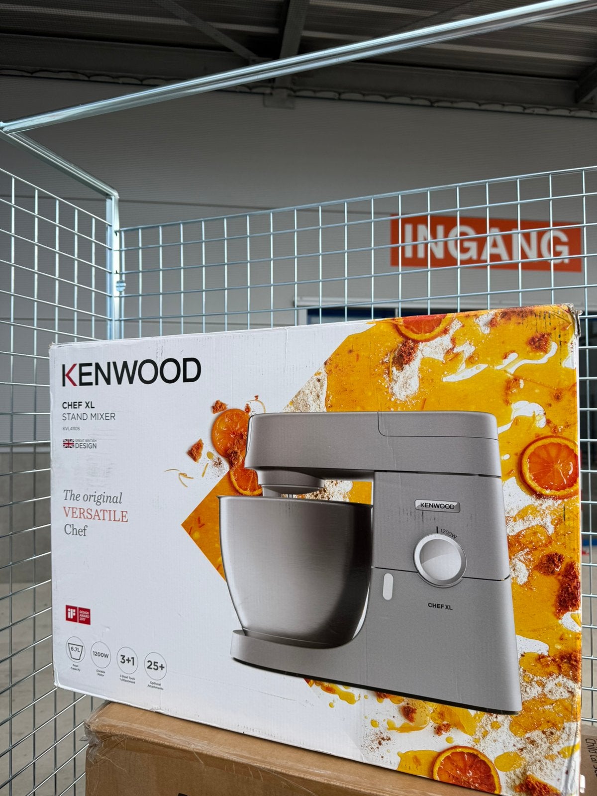 Kenwood Chef XL KVL4110S Keukenmachine - Nieuw in doos, 4 liter of meer, Ophalen of Verzenden, Nieuw, 3 snelheden of meer