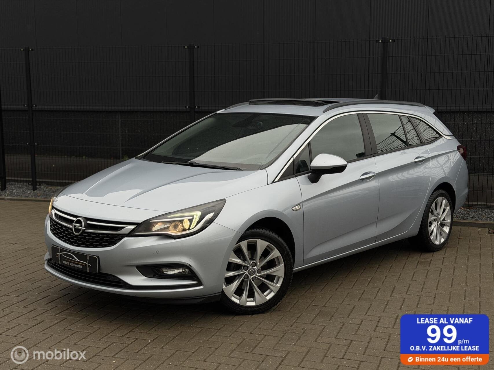 Opel Astra Sports Tourer APK|PANO|TREKHAAK|CRUISE|AIRCO|PDC, Voorwielaandrijving, Stof, Gebruikt, 1178 kg