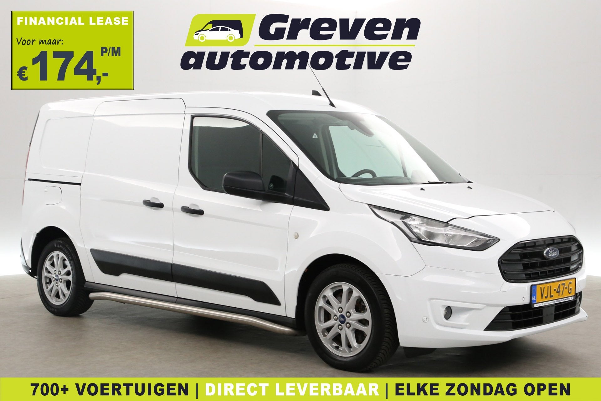 Ford Transit Connect 1.5 L2 100PK | 3 Zits | Airco | Cruise, Voorwielaandrijving, 1350 kg, Gebruikt, Euro 6