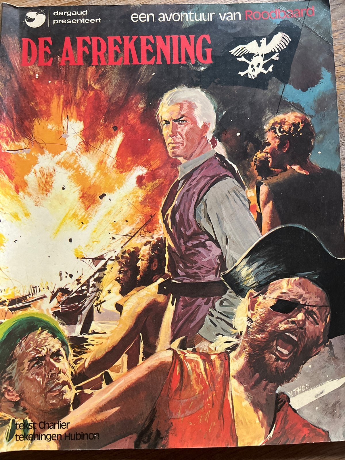 Roodbaard - De Afrekening (Dargaud, 1976), Boeken, Stripboeken, Gelezen, Eén stripboek, Ophalen of Verzenden