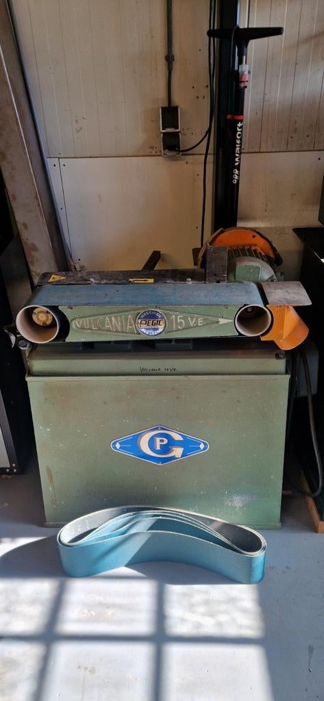 Robuuste 380V Bandschuurmachine - Vulkania Perle 15 VE, Ophalen of Verzenden