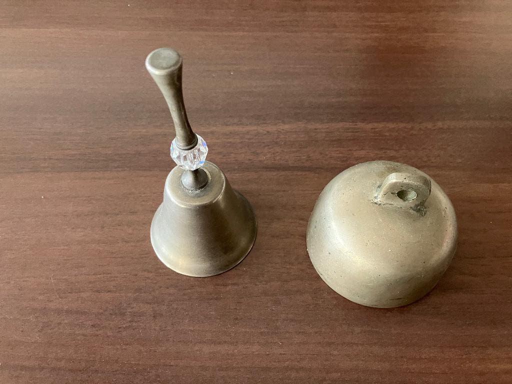 tafelbelletjes, belletjes, koper/brons, tafel belletjes, Antiek en Kunst, Ophalen of Verzenden