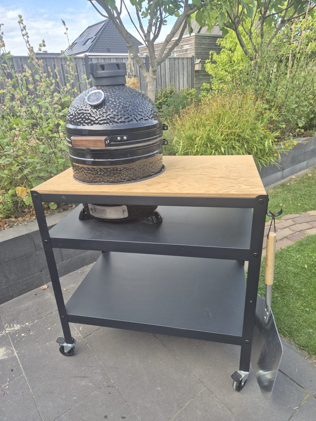 The Bastard Compact Kamado BBQ met uitgebreide accessoires, Ophalen, Zo goed als nieuw