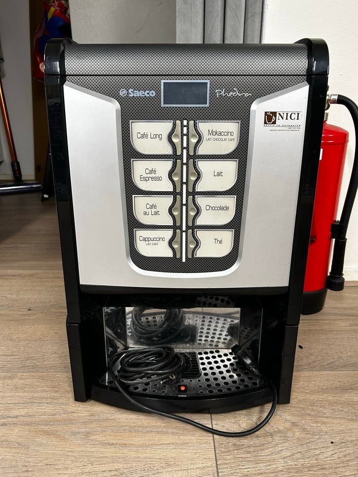 Saeco Phedra Koffie Volautomaat - Professionele Kwaliteit, Ophalen, Gebruikt, 10 kopjes of meer, Koffiemachine