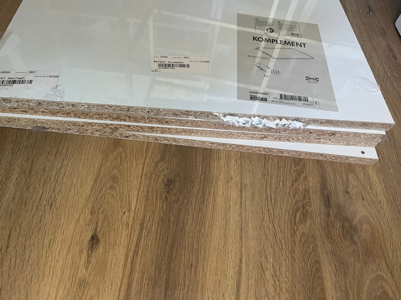 IKEA Komplement planken voor PAX kast 50 cm (4 stuks), Ophalen, Zo goed als nieuw