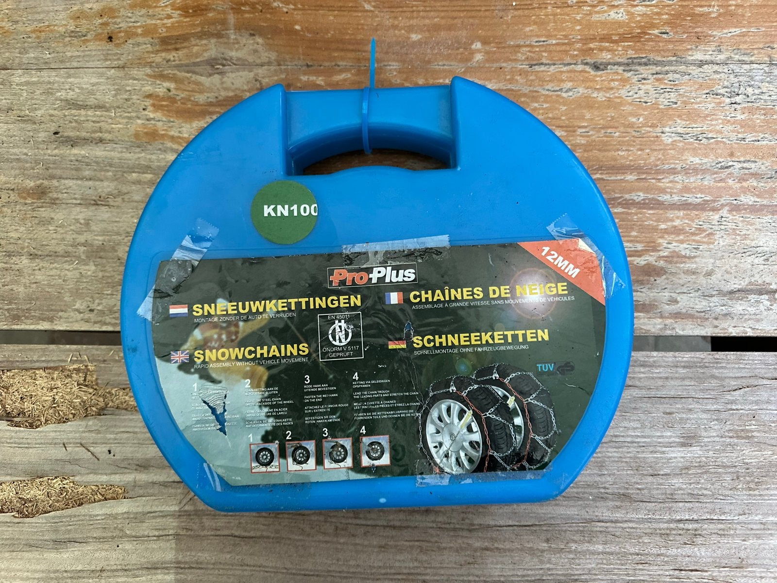 Gloednieuwe Pro-Plus KN100 sneeuwkettingen 12MM, Auto diversen, Sneeuwkettingen, Ophalen, Nieuw