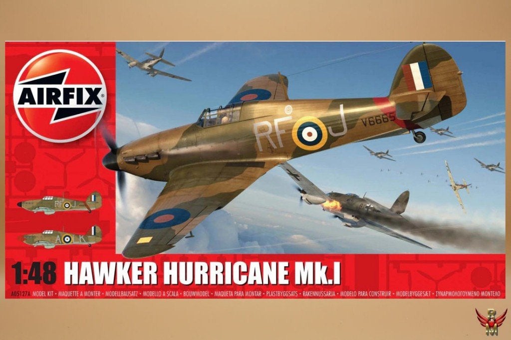 ROWASP OUTLET | Airfix 1/48 Hawker Hurricane Mk-I - A05127A, Overige merken, Airfix, Ophalen of Verzenden, Zo goed als nieuw