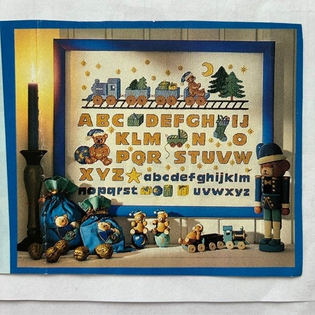 borduurpatroon ABC kerst, Ophalen of Verzenden, Gebruikt, Handborduren, Patroon