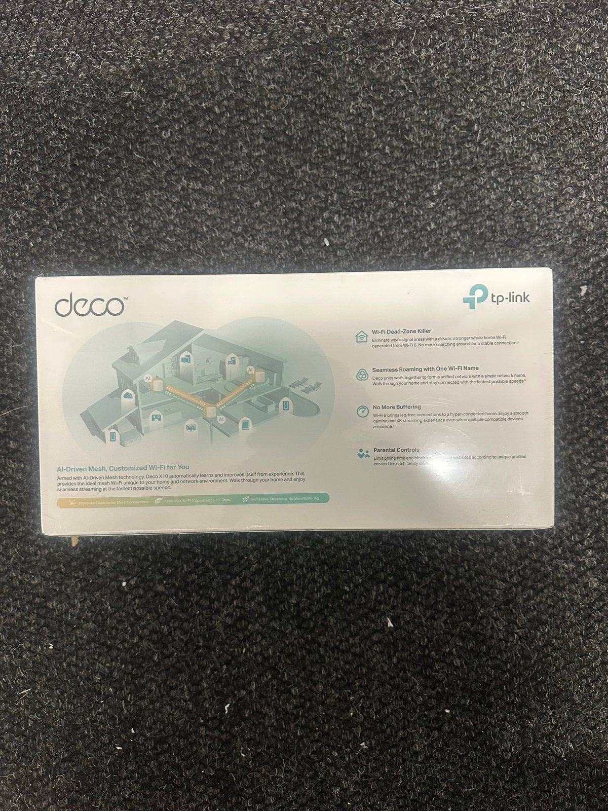 TP-Link Deco AX1500 Whole Home Mesh Wi-Fi 6 Systeem (3-pack), Ophalen of Verzenden, Nieuw, Router