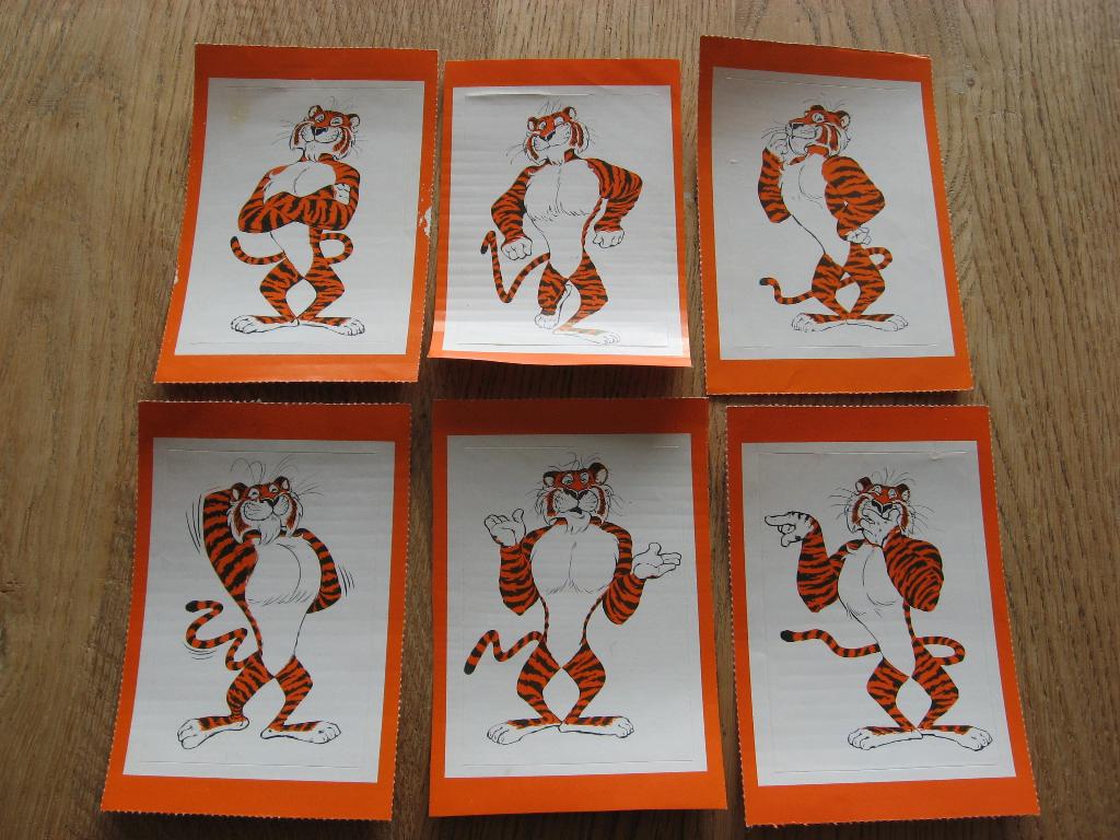 Esso Tijgers 1978 Vintage Stickers, Ophalen, Nieuw, Bedrijf of Vereniging
