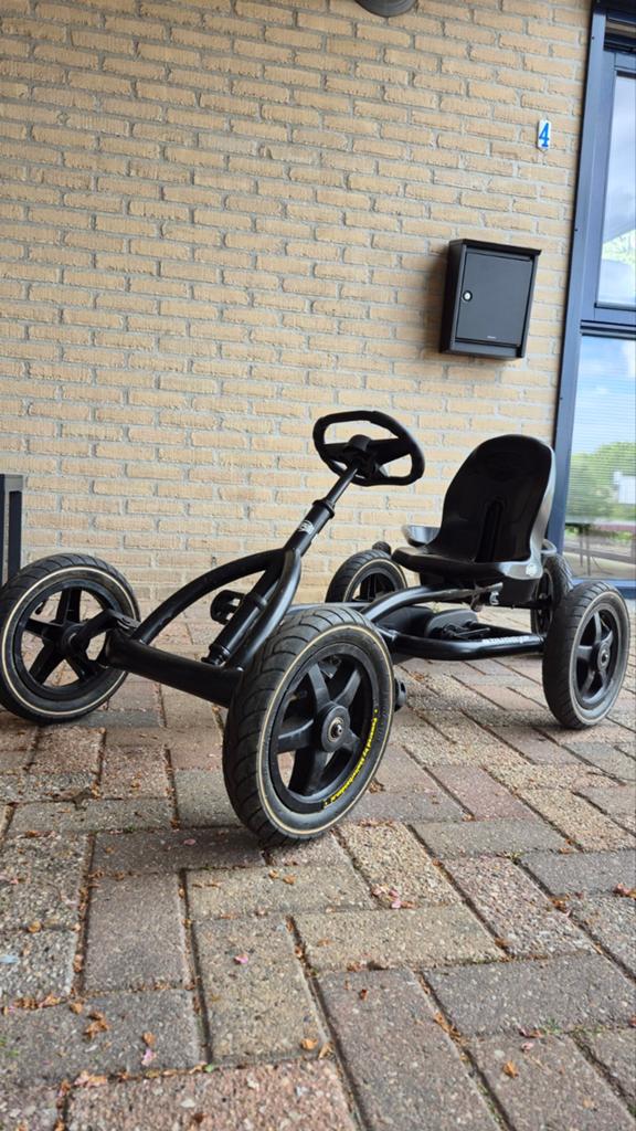Berg Buddy zwarte skelter met kar, Kinderen en Baby's, Speelgoed | Buiten | Skelters, Ophalen, Gebruikt, Berg, Met kar of aanhanger