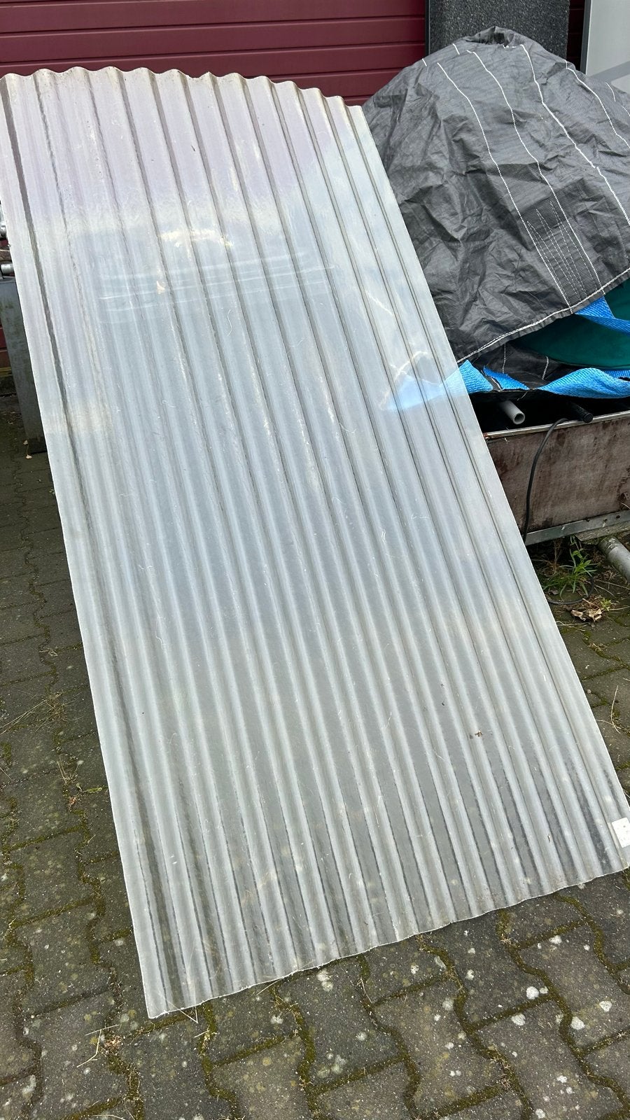 Gratis golfplaat 200x100, Ophalen, Gebruikt, Overige materialen, Minder dan 20 mm