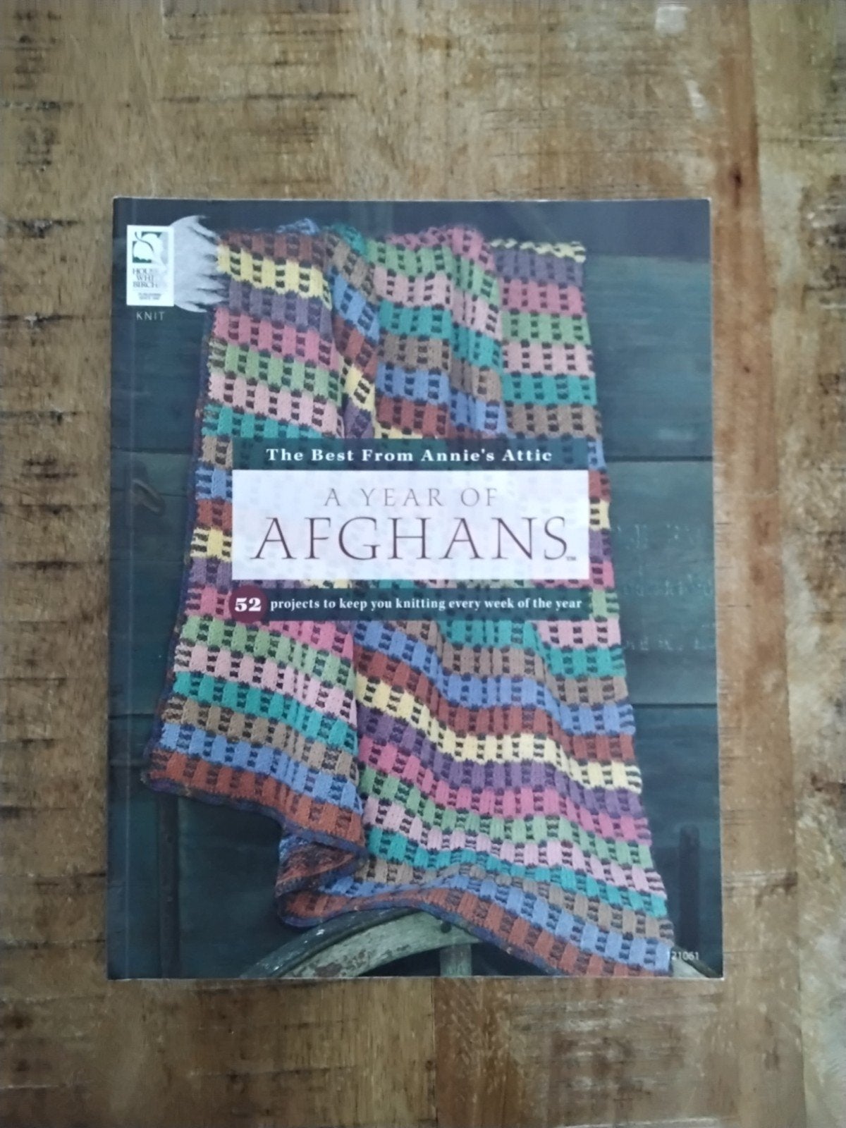 Breiboek " A year of Afghans", Ophalen of Verzenden, Zo goed als nieuw, Breien en Haken, Annie's Attic
