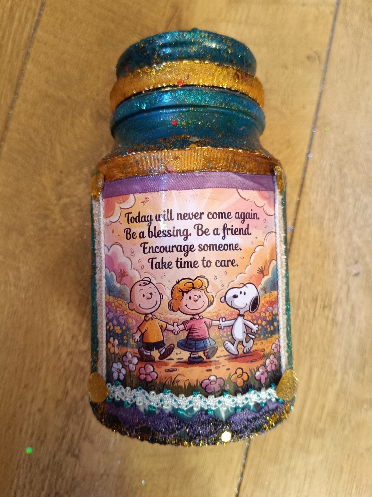 Snoopy, Ophalen of Verzenden, Nieuw, Rechthoekig, Glas