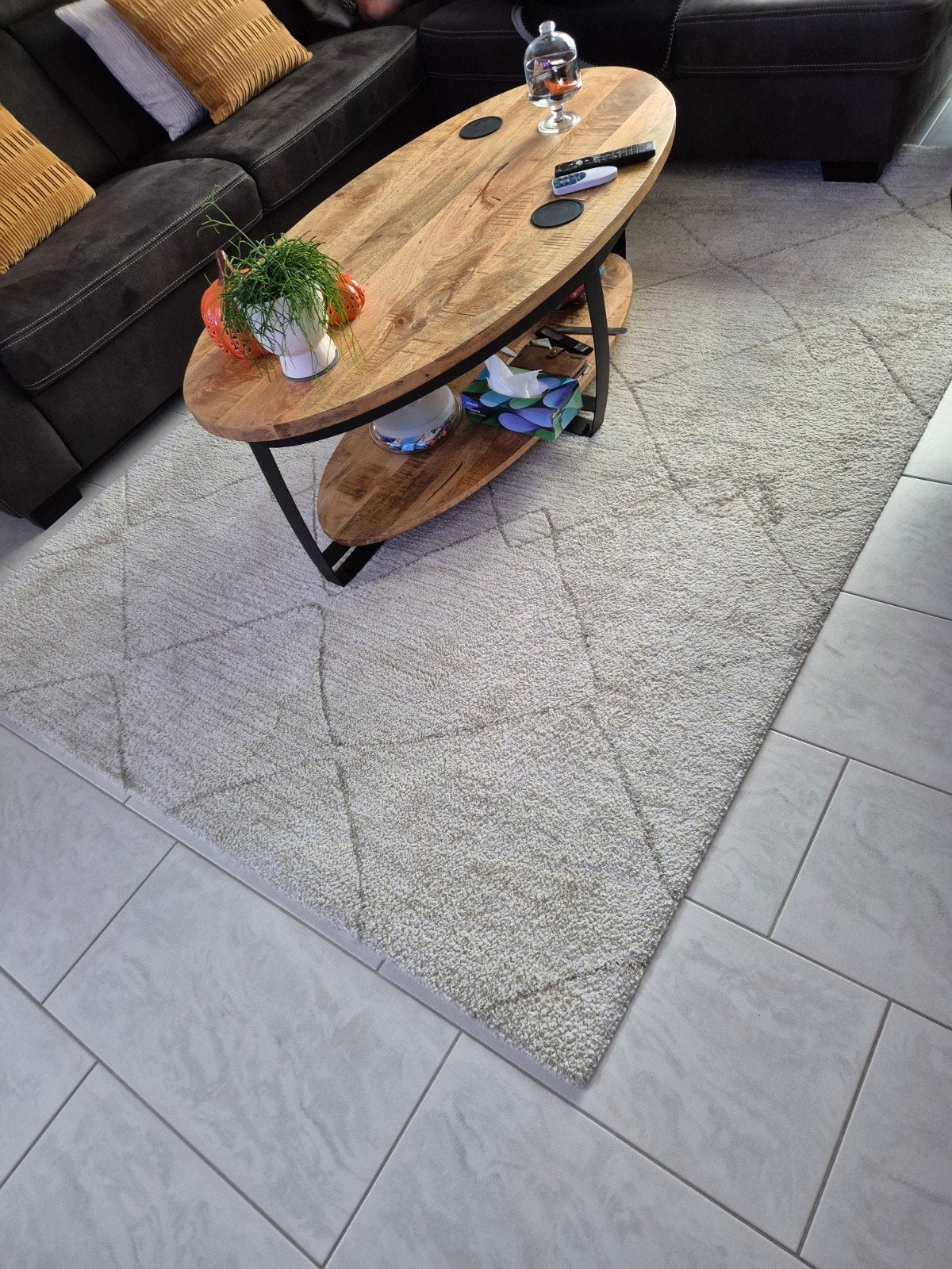 mooi vloerkleed 230x160 cm, 150 tot 200 cm, 200 cm of meer, Ophalen of Verzenden, Zo goed als nieuw