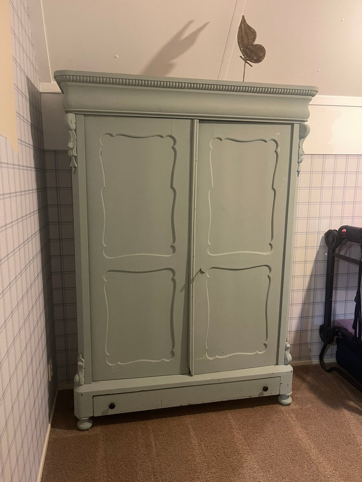 Biedermeier kast, Ophalen, 100 tot 150 cm, Met lade(s), 150 tot 200 cm
