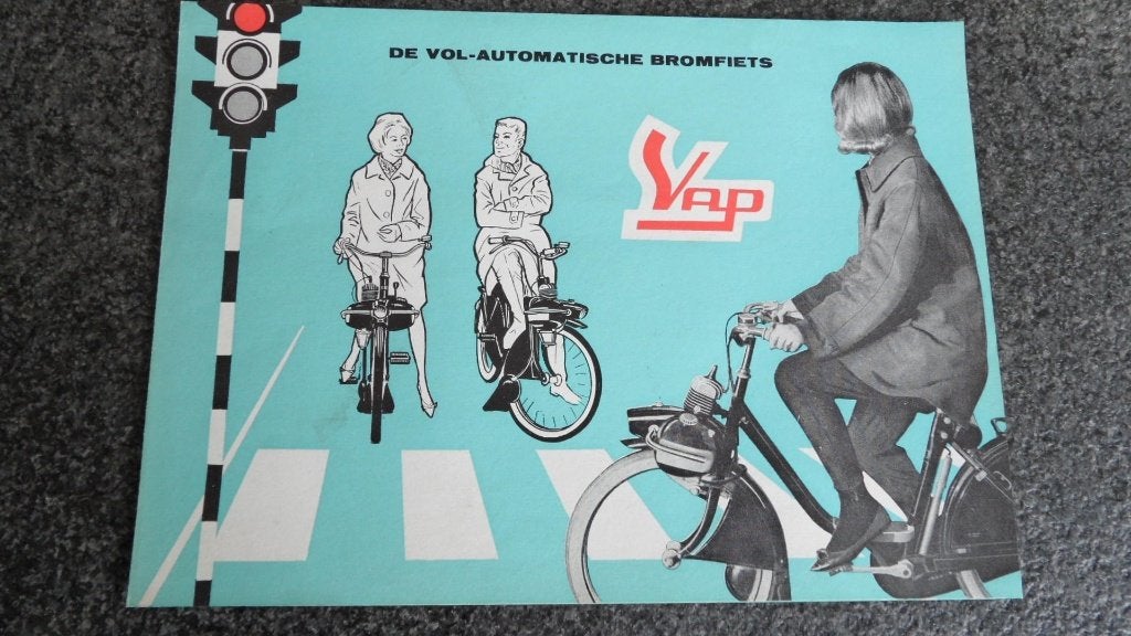 VAP bromfietsen vol-automatische folder, Verzenden, Zo goed als nieuw