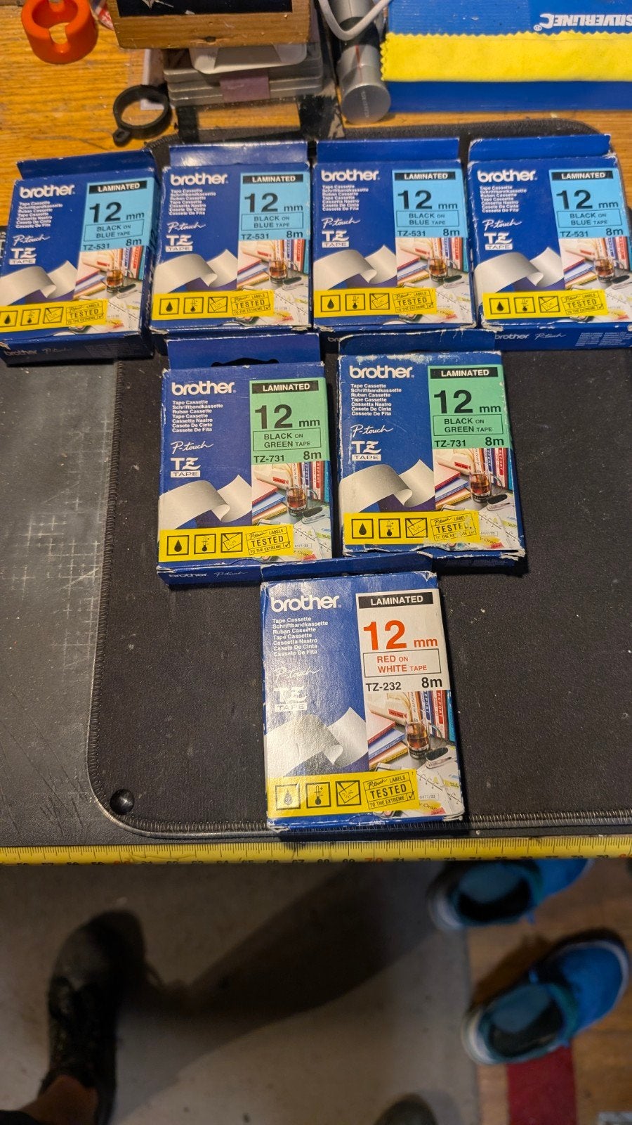 Brother P-Touch TZe Tape Cassettes - Diverse Kleuren, Computers en Software, Labelprinters, Nieuw, Tape-label, Ophalen of Verzenden